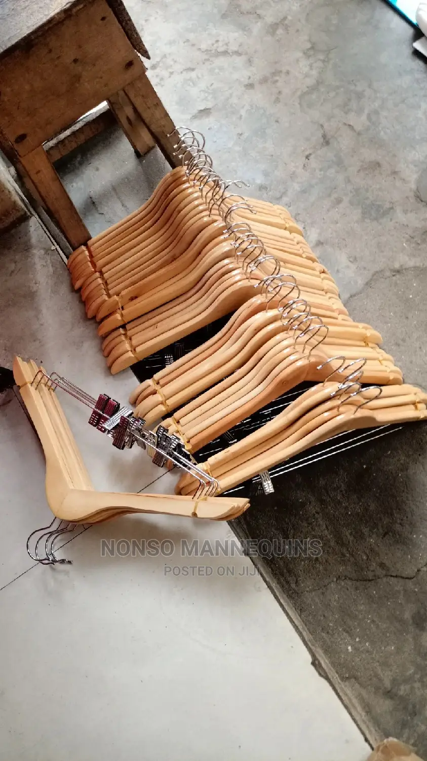 Brand New Wooden Clip Hangers