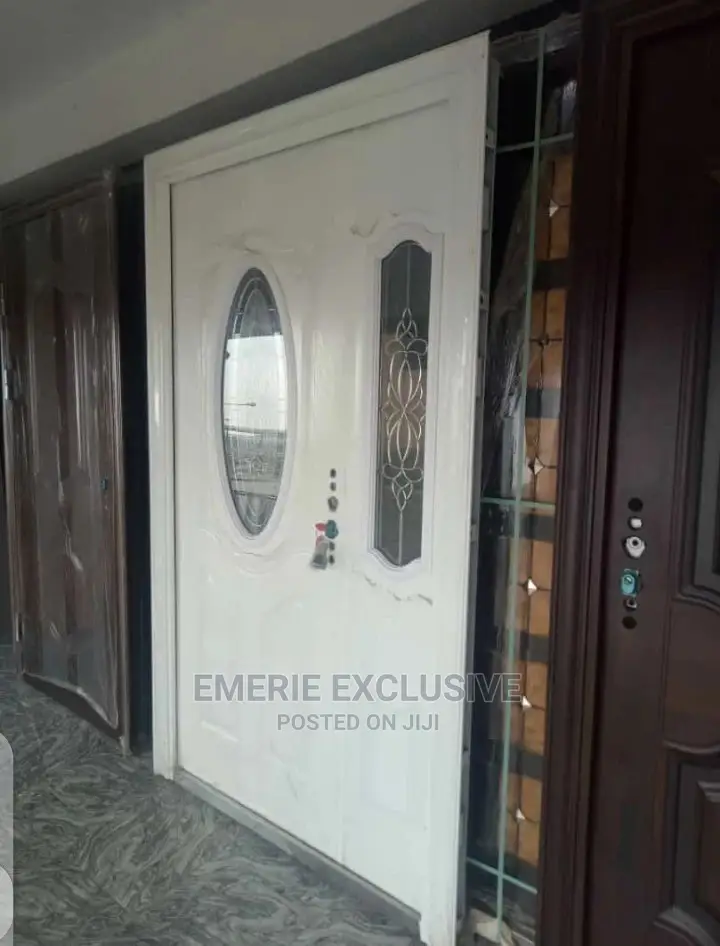 4ft: Entrance Garman Security Steel Door With Glass