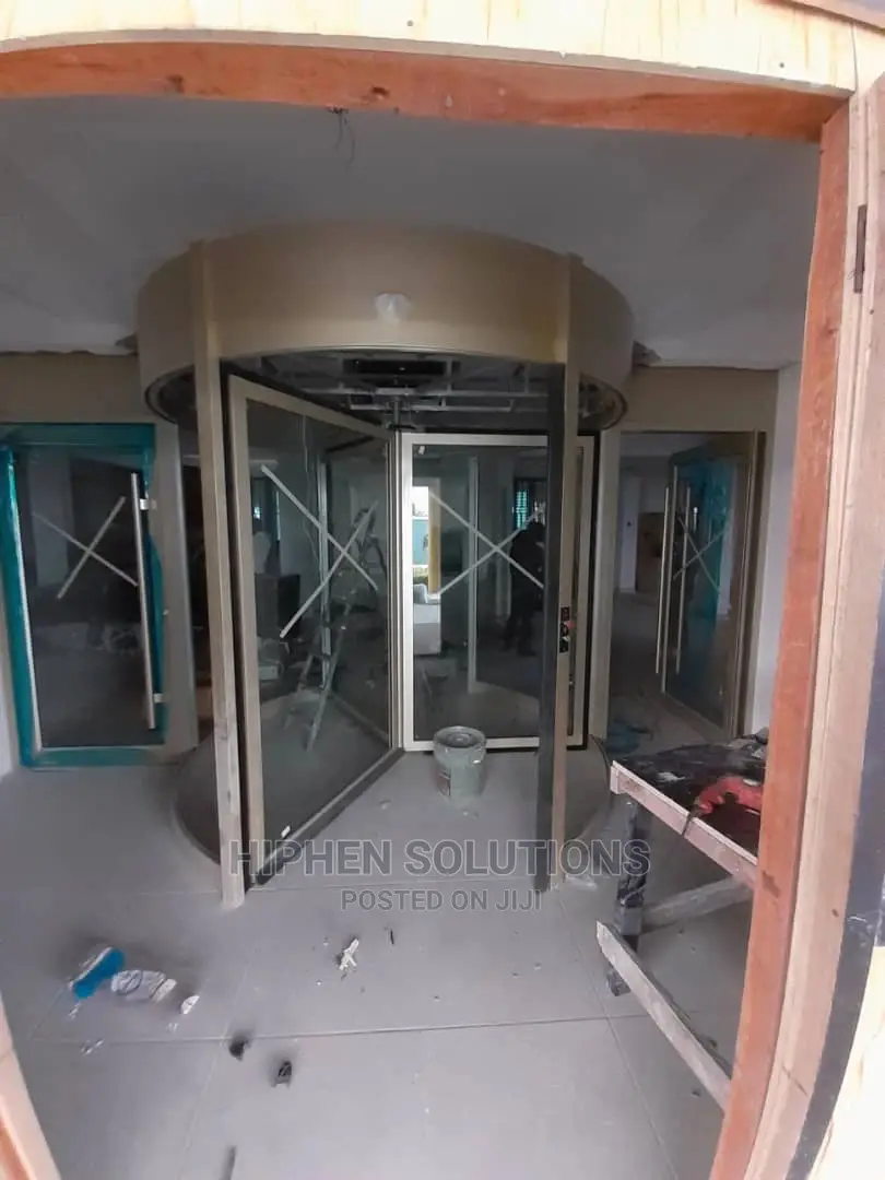 Hotel Entrance 3/4 Wings Automatic Revolving Door