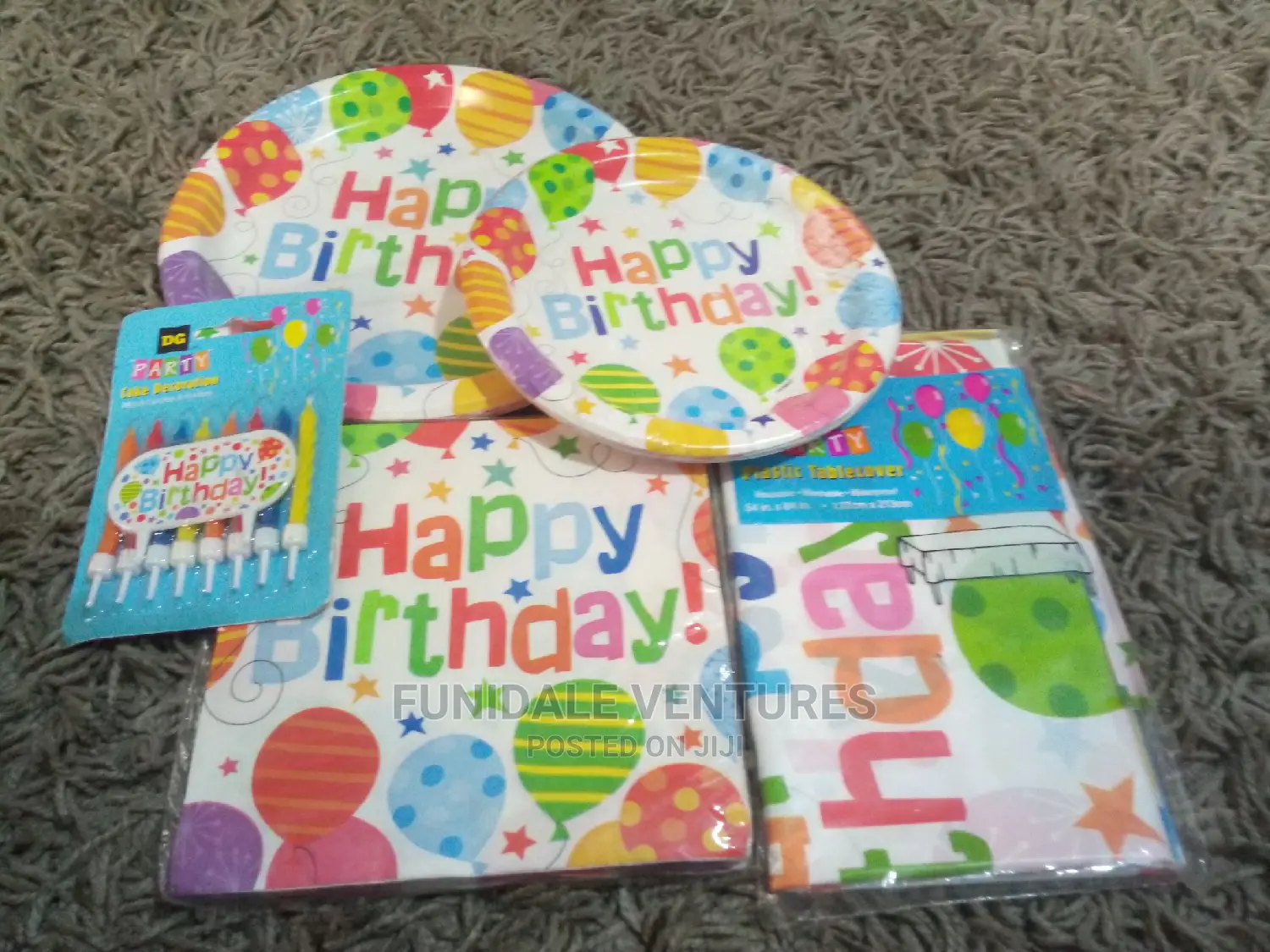 5 Piece Happy Birthday Set