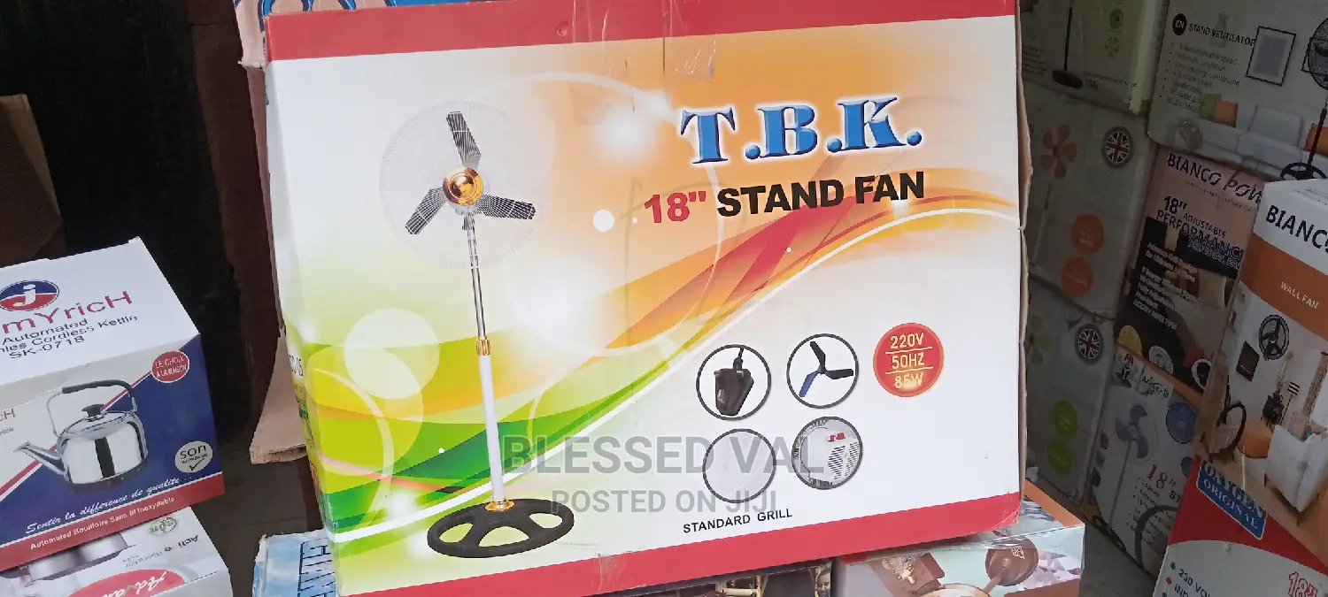 T*B*T 18" Standing Fan Standard Grill