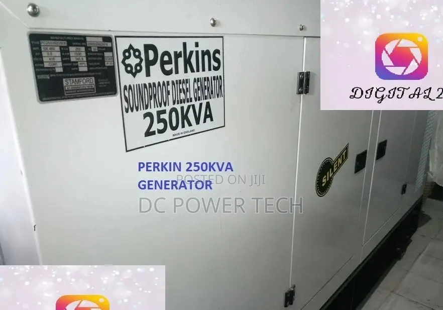 Perkins 250kva Soundproof Diesel Generator