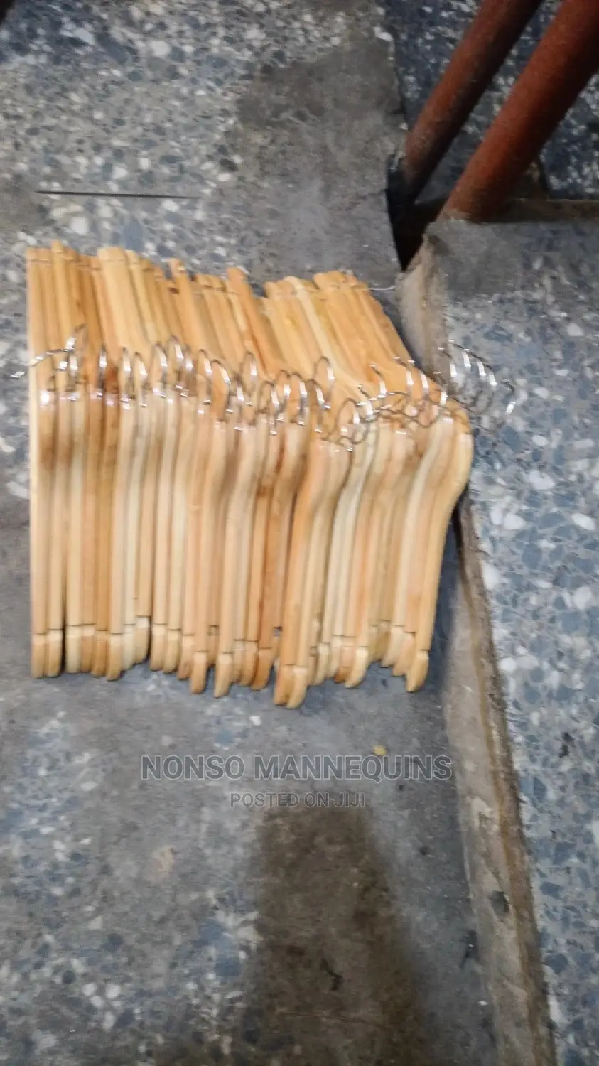Clean Imported Brand New Wooden Clothes Hangers
