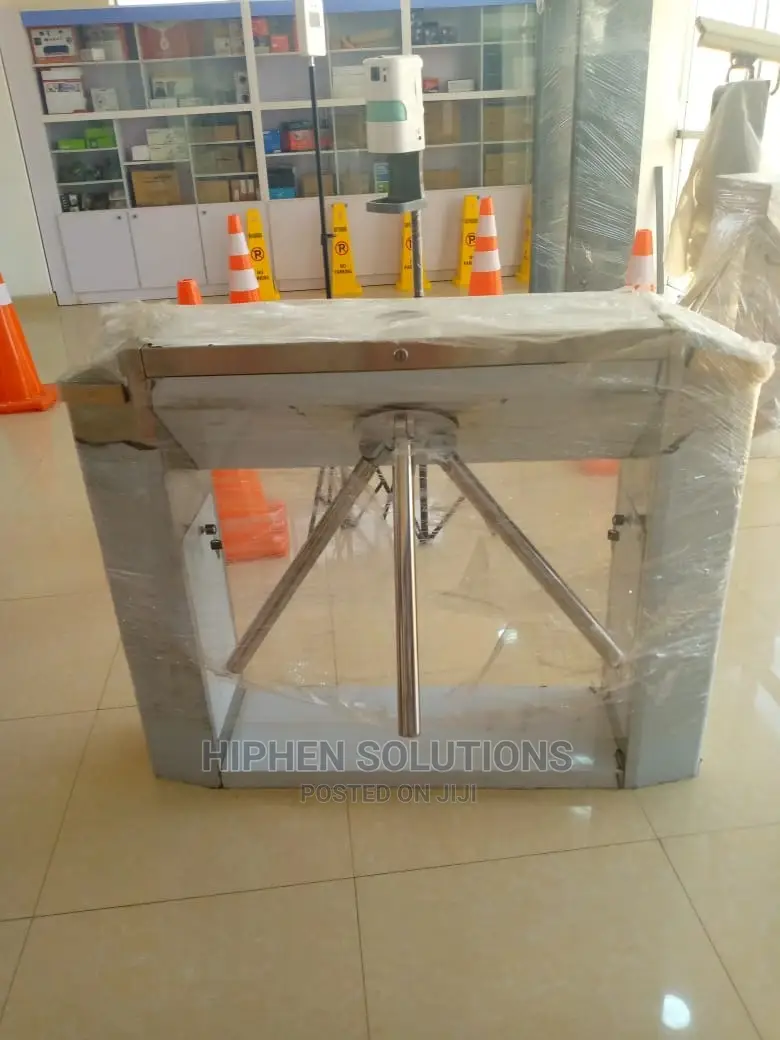 304 Stainless Steel Waist Height Turnstiles