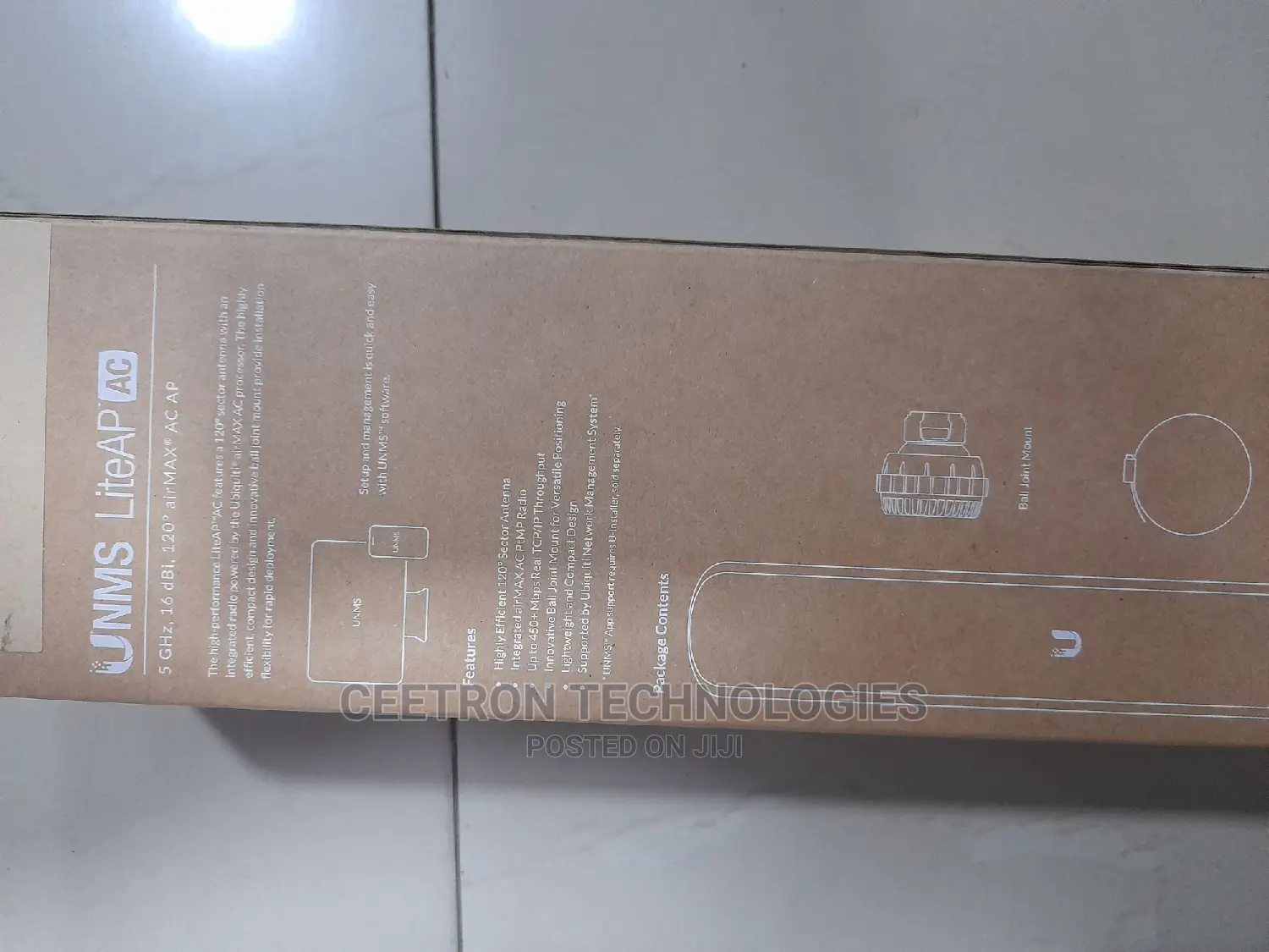 Ubiquiti:Lap-120 5 GHZ Airmax Ac Ap, 16 Dbi, 120 Degrees