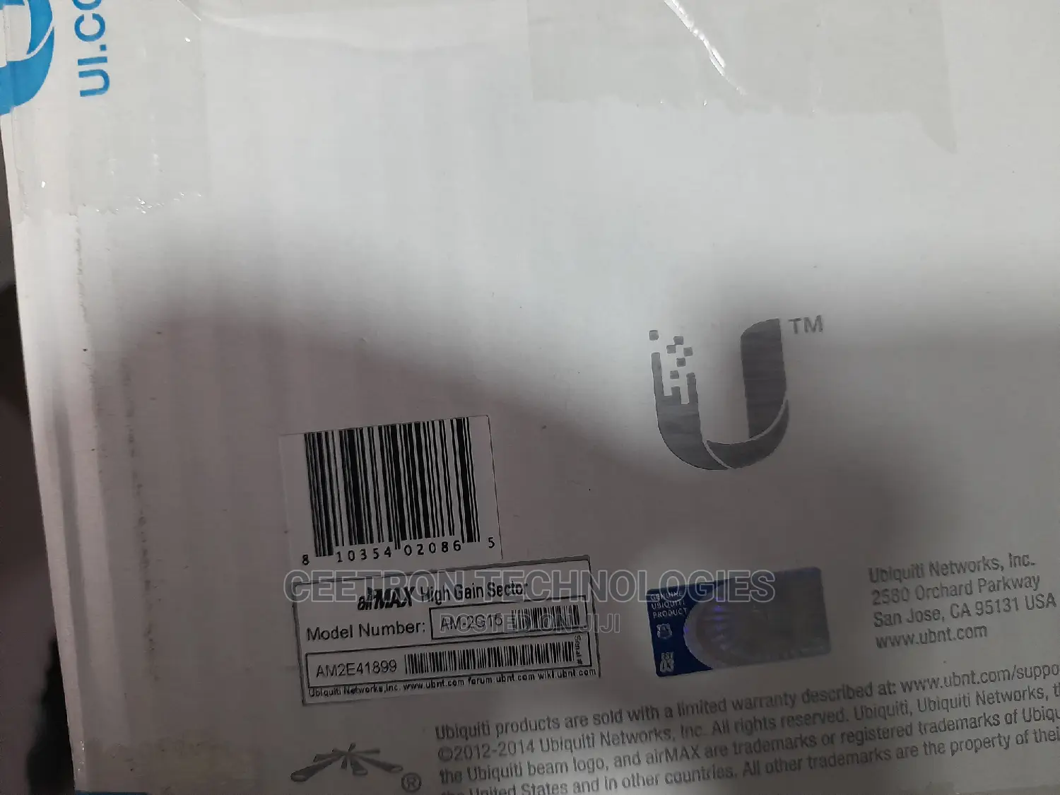 UBIQUITI:AM-2G15-120 2.3-2. 7ghz Airmax Base Station Antenna
