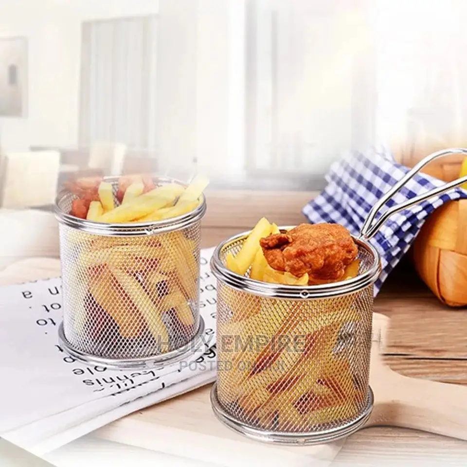 Basket Portable Stainless Steel Chips Mini Frying Basket