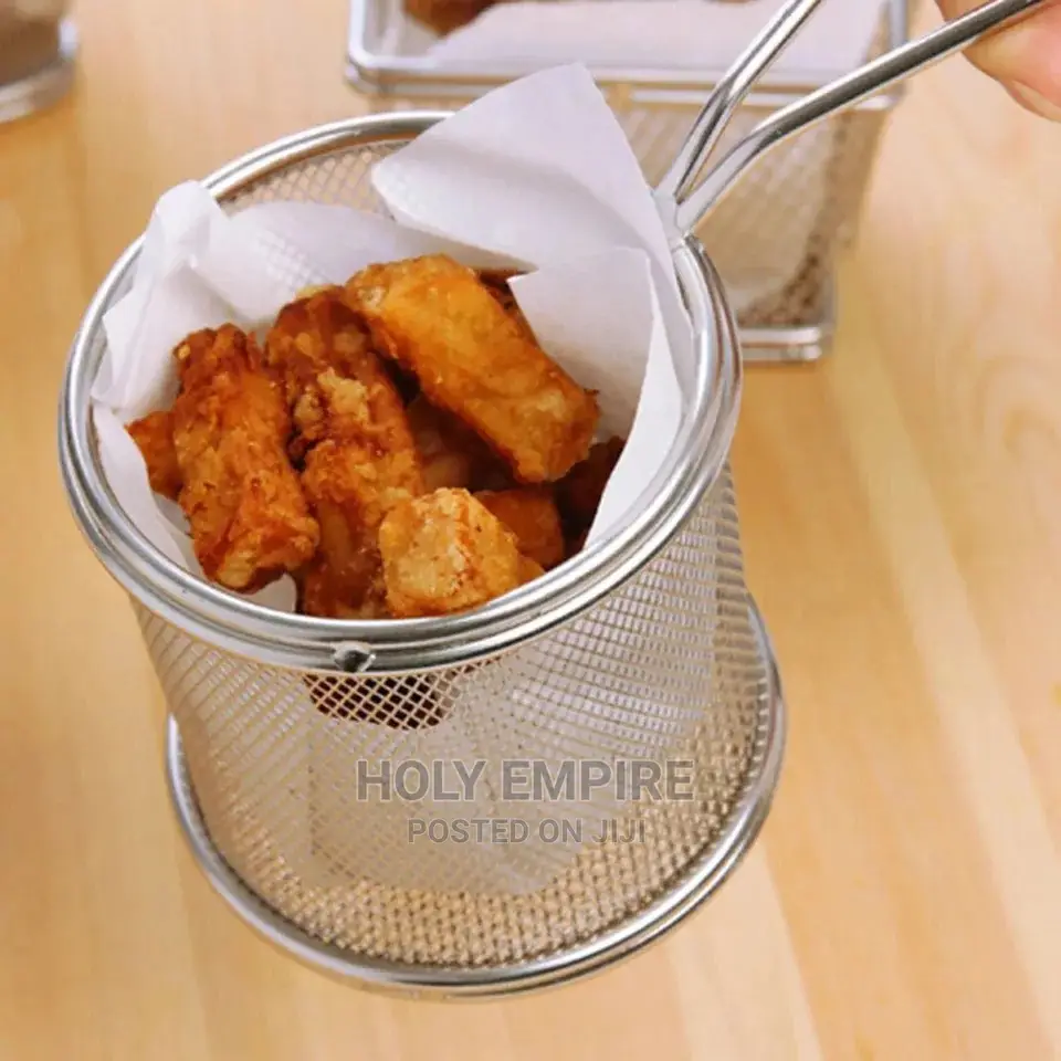Basket Portable Stainless Steel Chips Mini Frying Basket