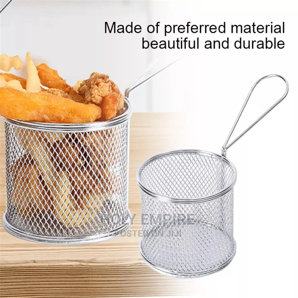 Basket Portable Stainless Steel Chips Mini Frying Basket