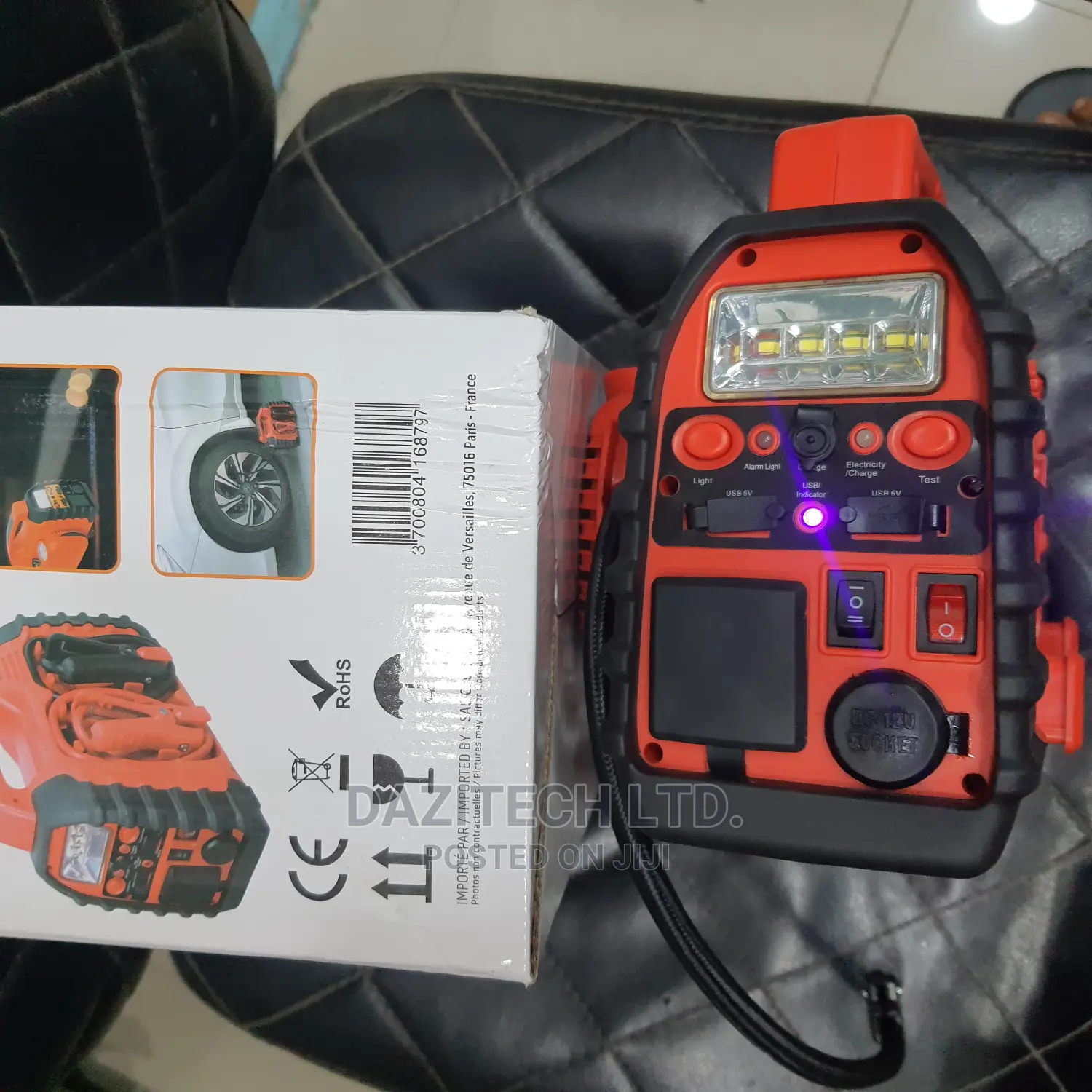 7 in 1 Jumper Starter / Tyre Pump / Laptop Charger