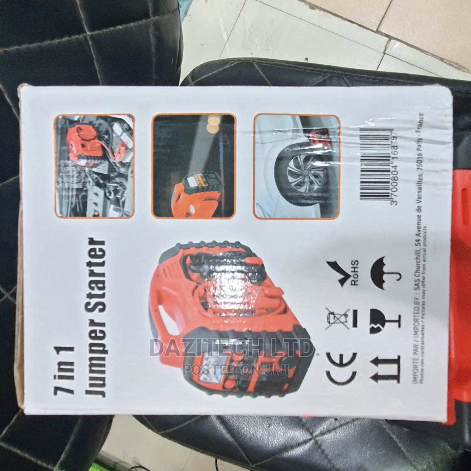 7 in 1 Jumper Starter / Tyre Pump / Laptop Charger