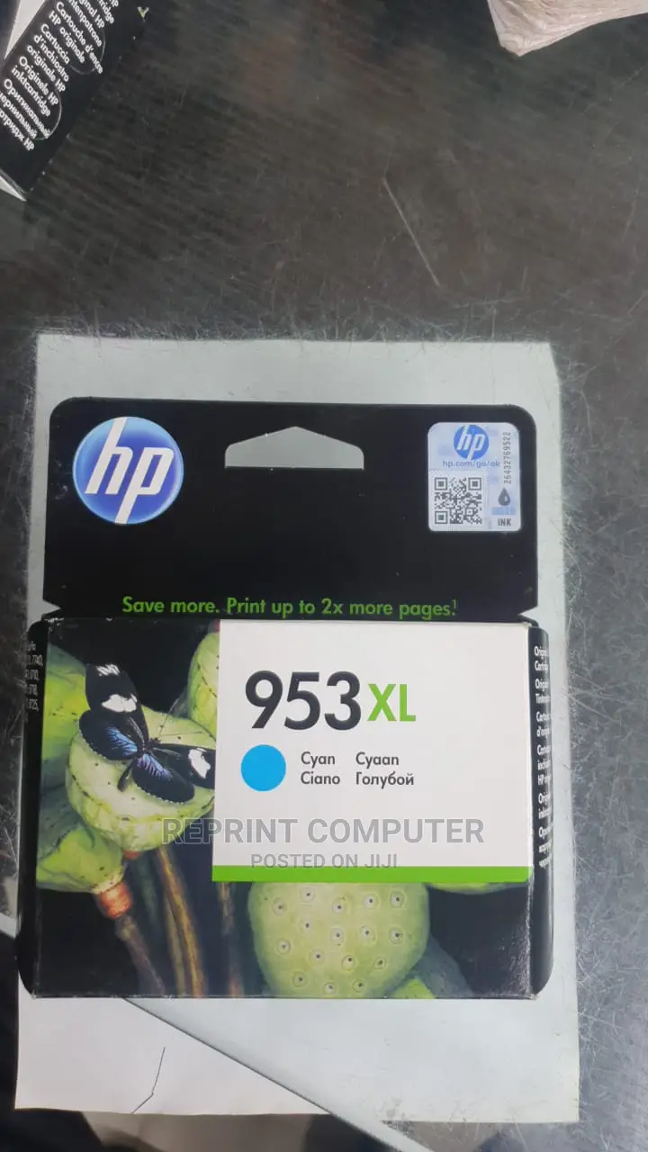 HP 953XL Cyan High Capacity Ink Cartridge (Original)