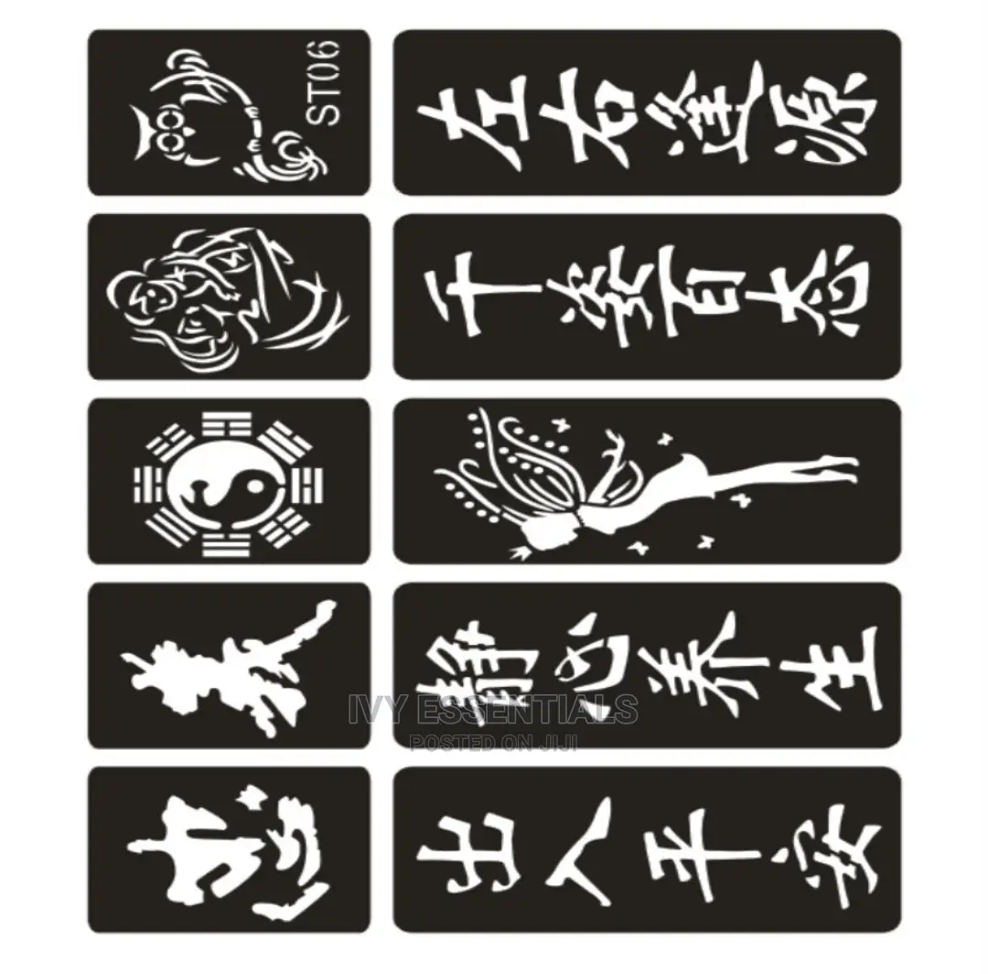 Temporary Tattoo Templates