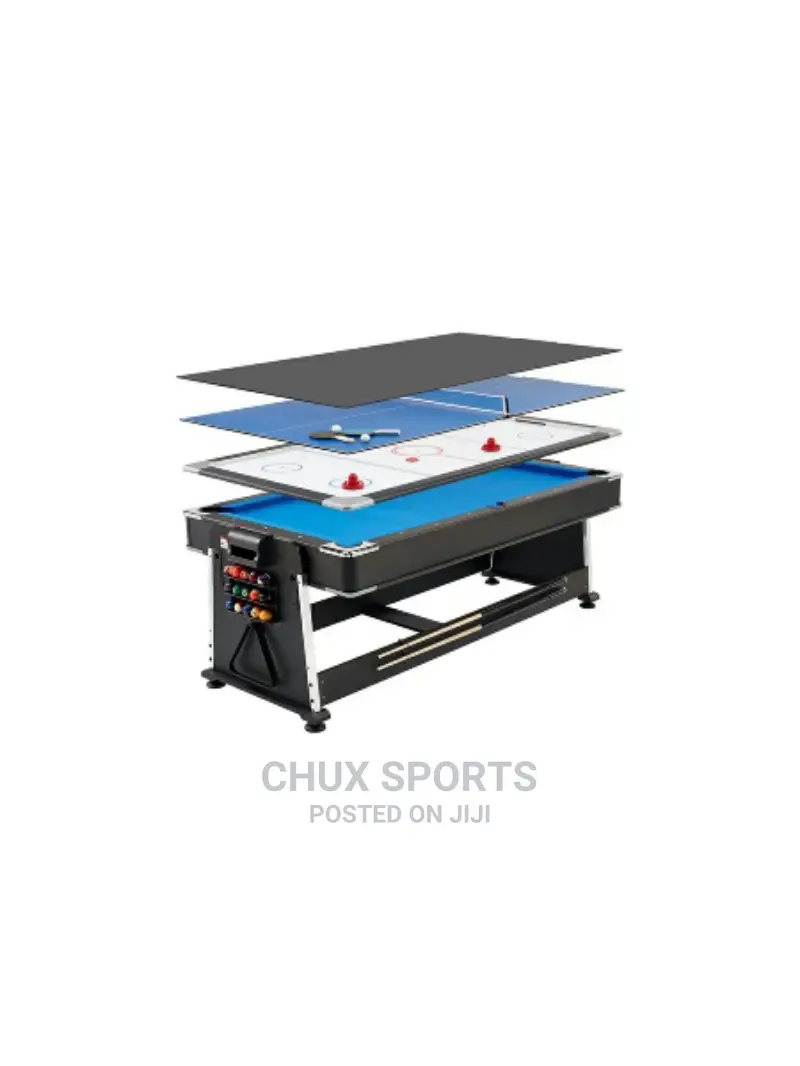 3in1 Snooker, Air Hockey And Table Tennis
