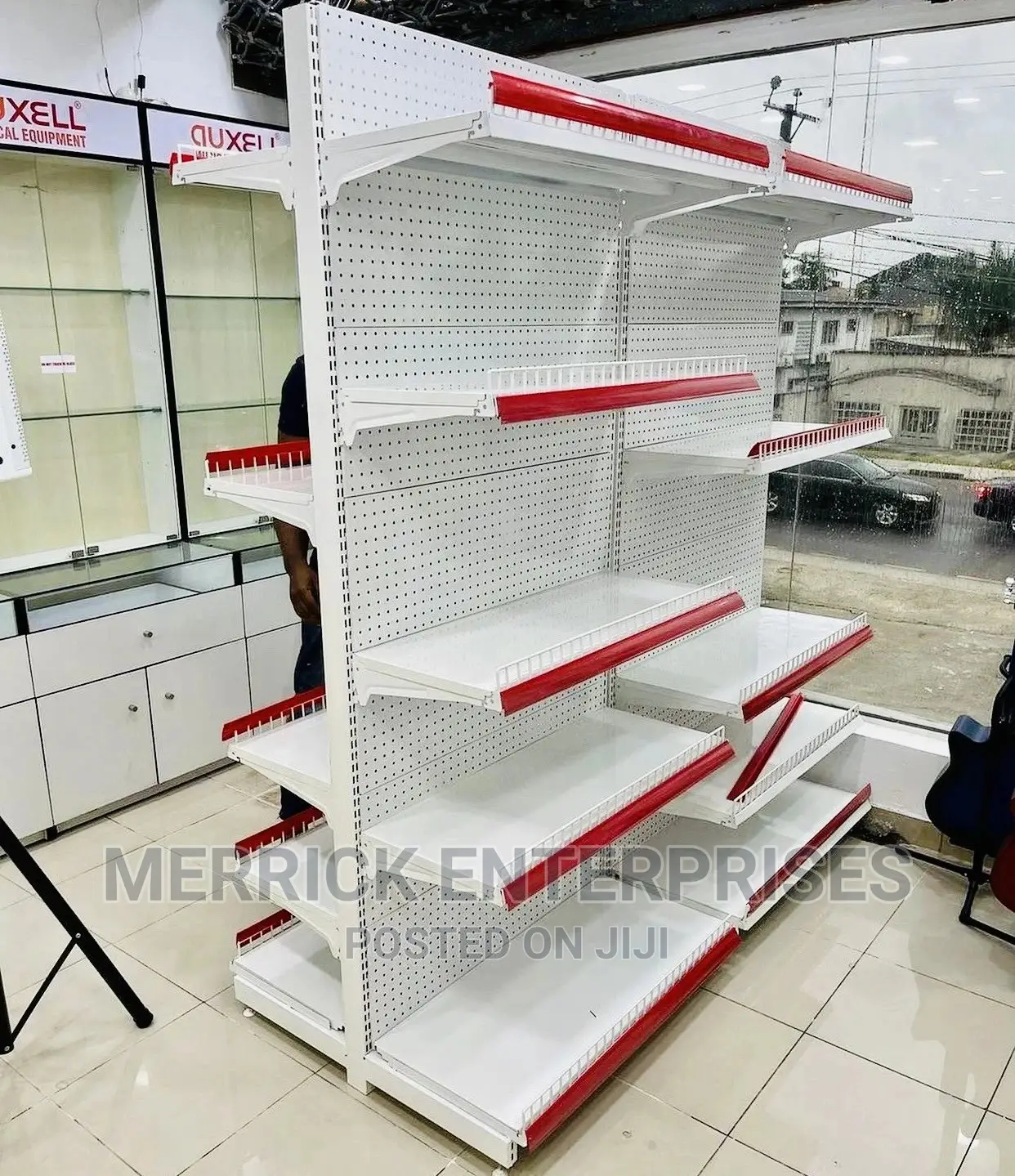 Double Supermarket Shelves 6ft