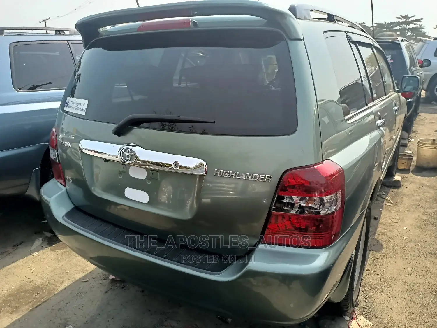 Toyota Highlander V6 2006 Green