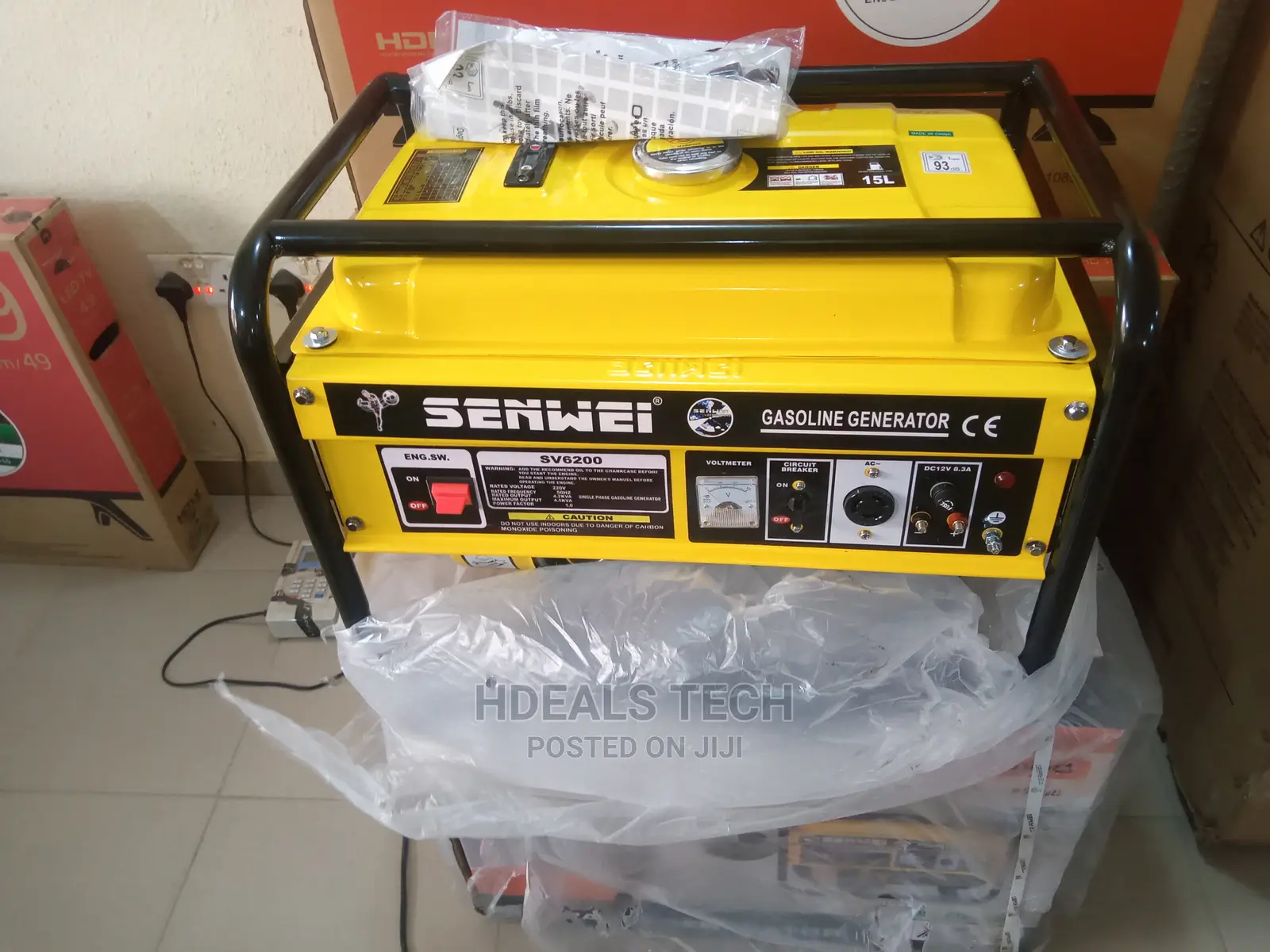Brand New Senwei 4.5 Kva Sv6200 Generator
