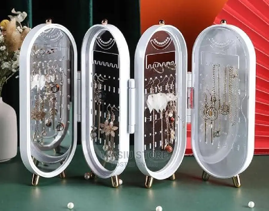 Foldable Jewellery Storage Box Earrings Display Stand