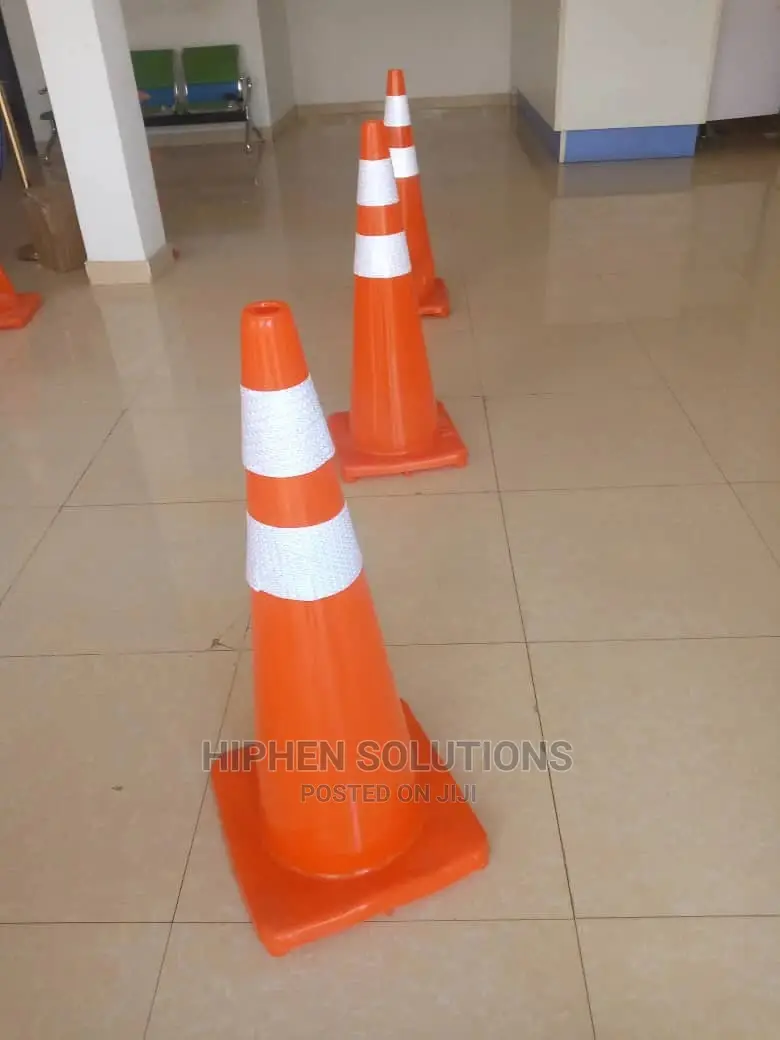 PVC Orange Construction Cones for Home