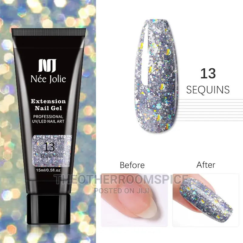 Polygel Nail Extension and Slip Solution Beauty Nails