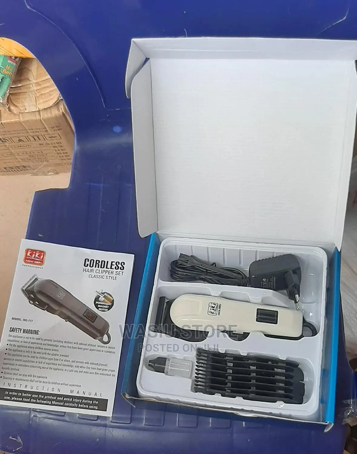 Kiki New Gain Led Display Cordless Rechargeable Clipper
