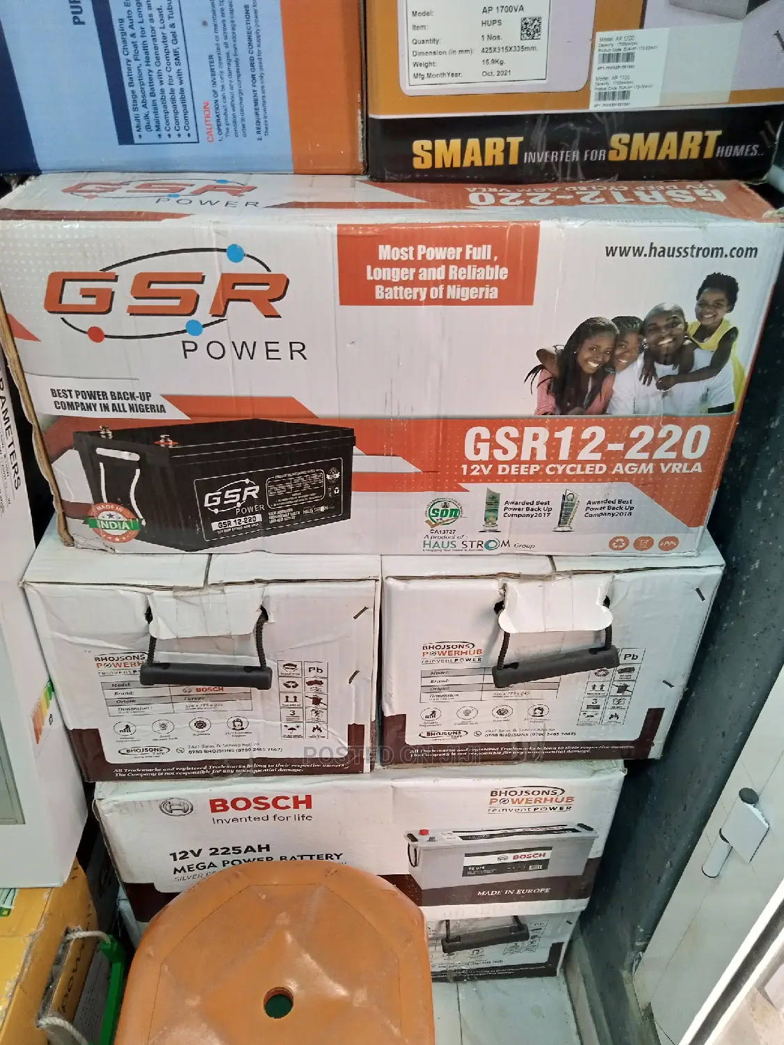 220ah GSR Power Inverter Battery