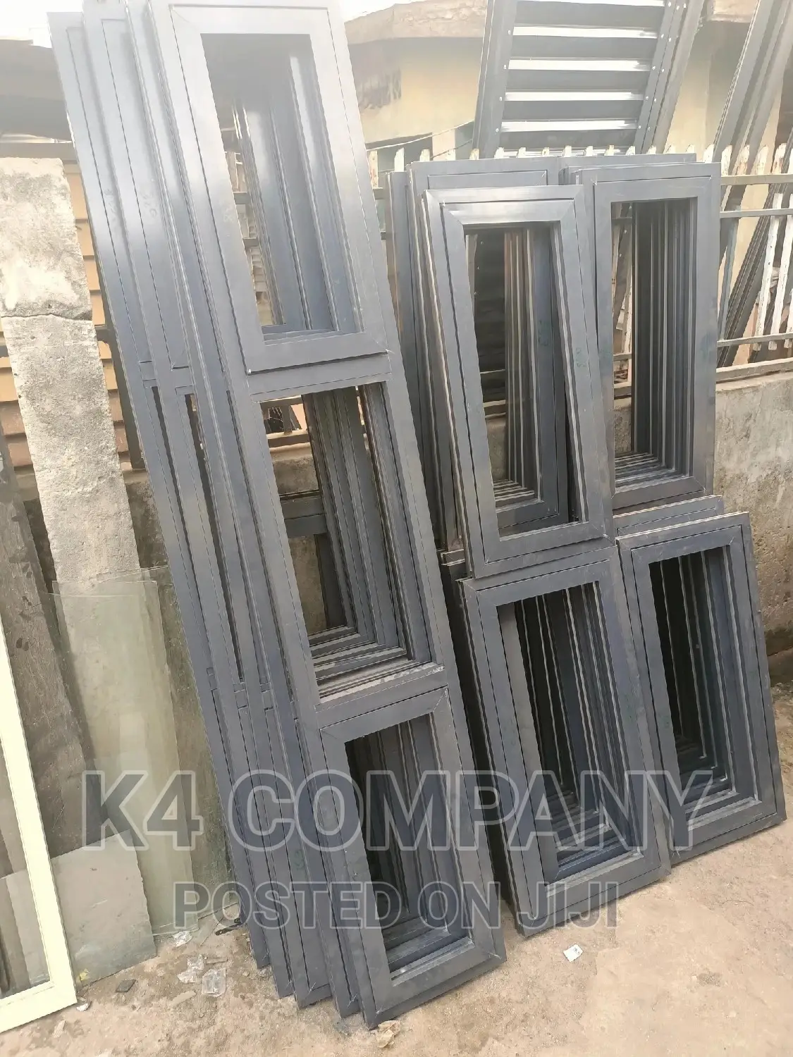 Casement Aluminium Window With Burglary