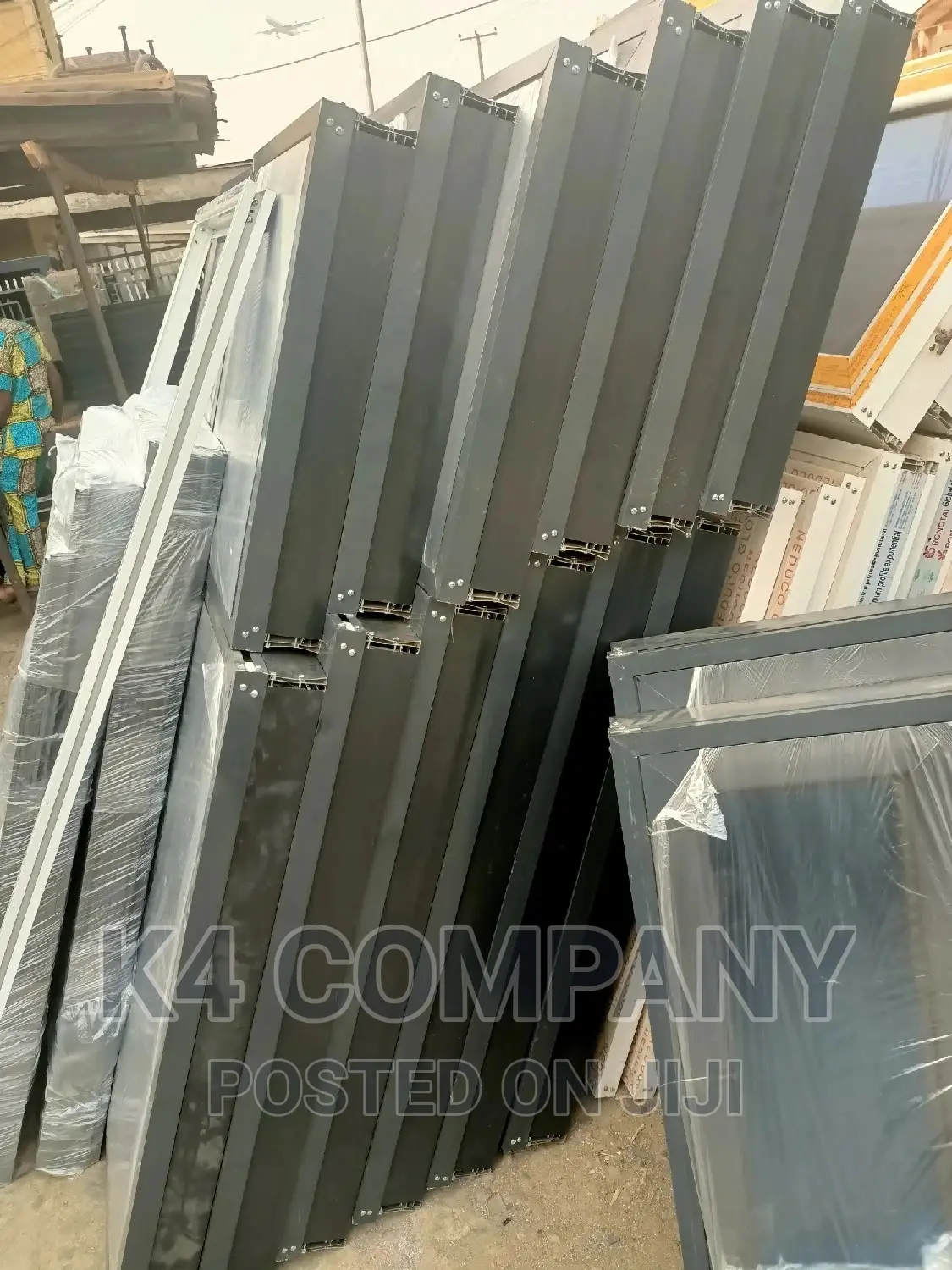 Casement Aluminium Window With Burglary