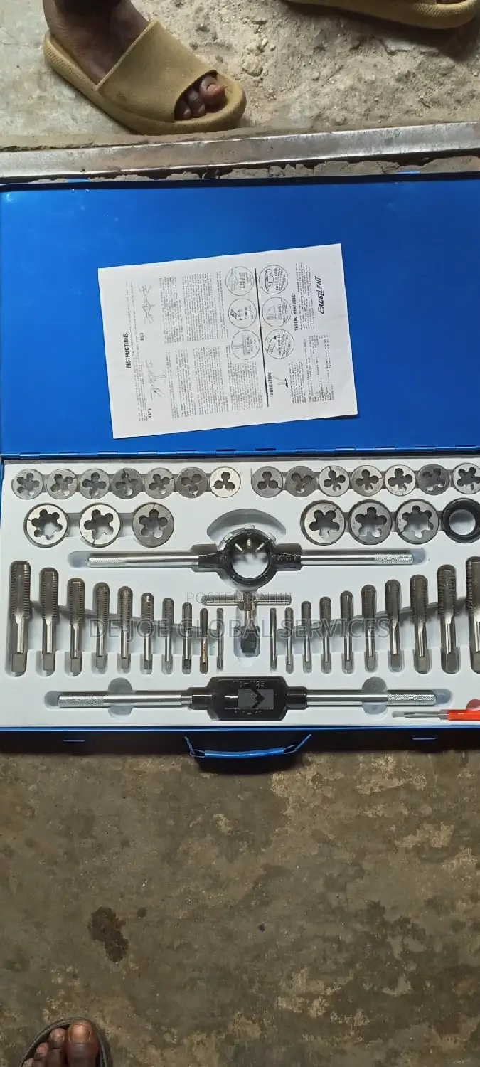 Set of Tap and Die 45pcs in a Box