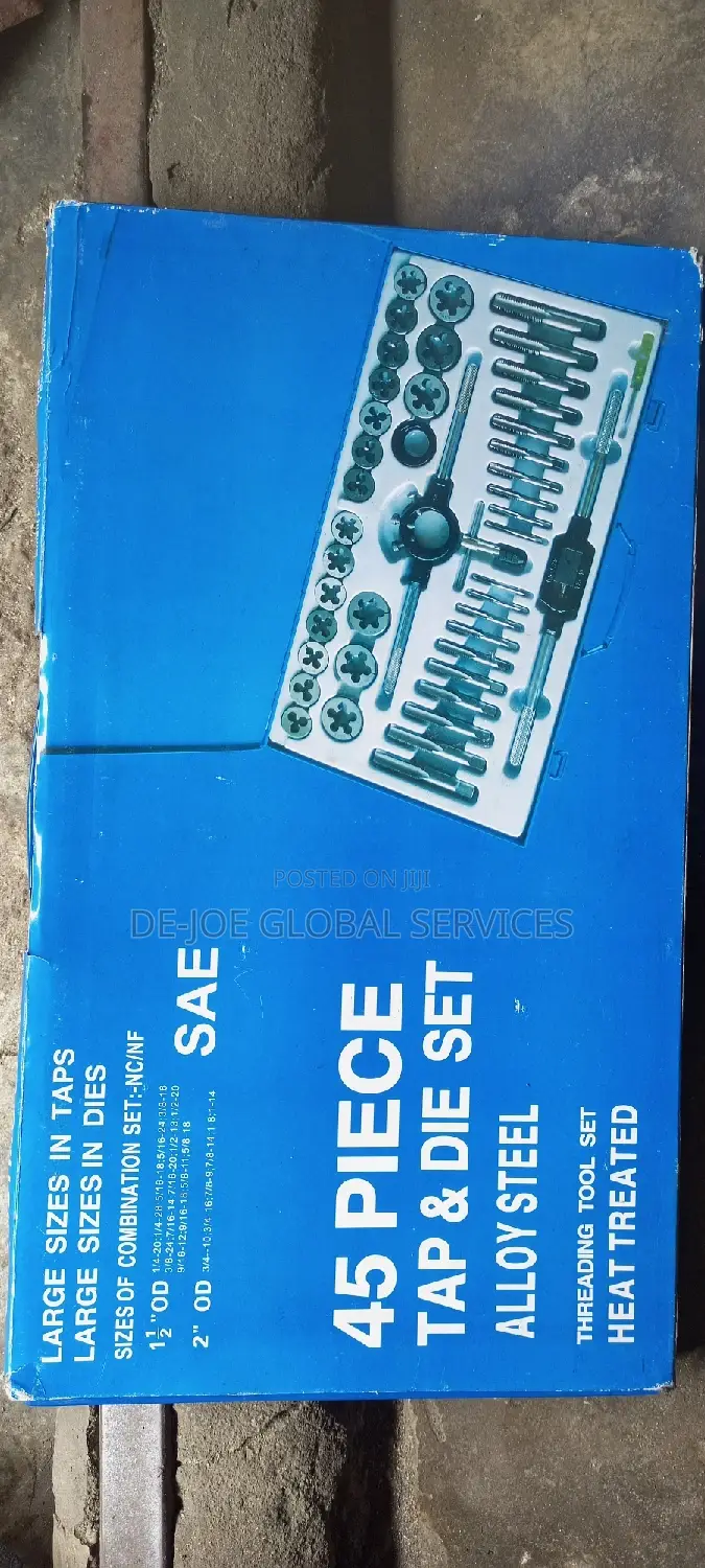 Set of Tap and Die 45pcs in a Box