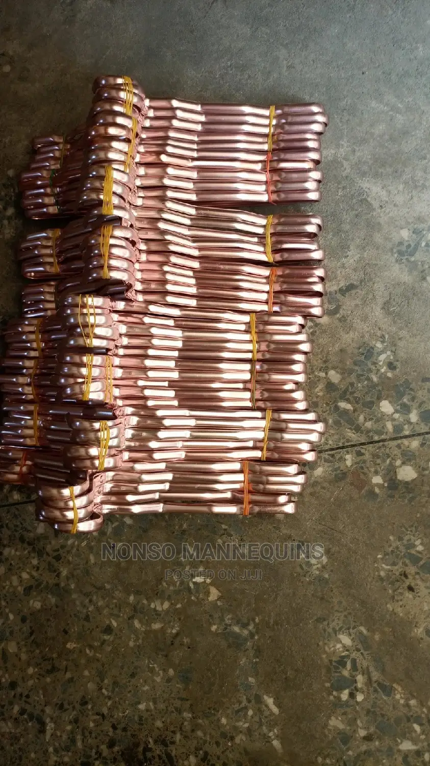 Rose Gold Chrome 10 Pieces A Pack Luxury Clothes Hangers