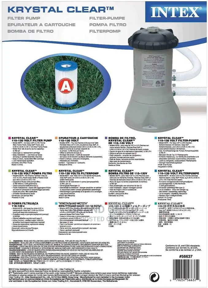 Intex Pool Filter Pump