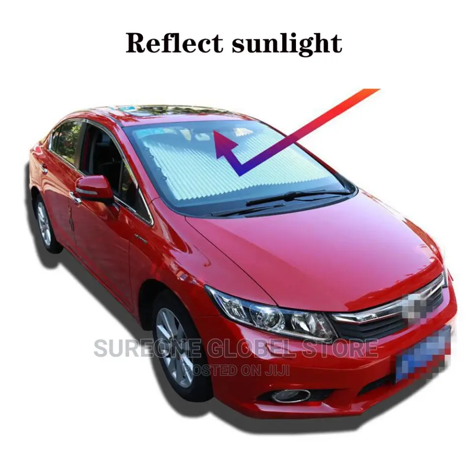 Car Windshield Curtain Retractable Set