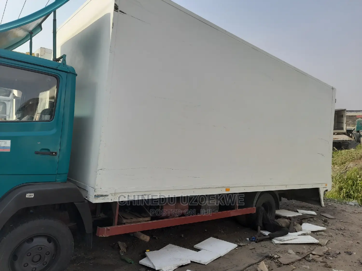 Green Benz Truck 814