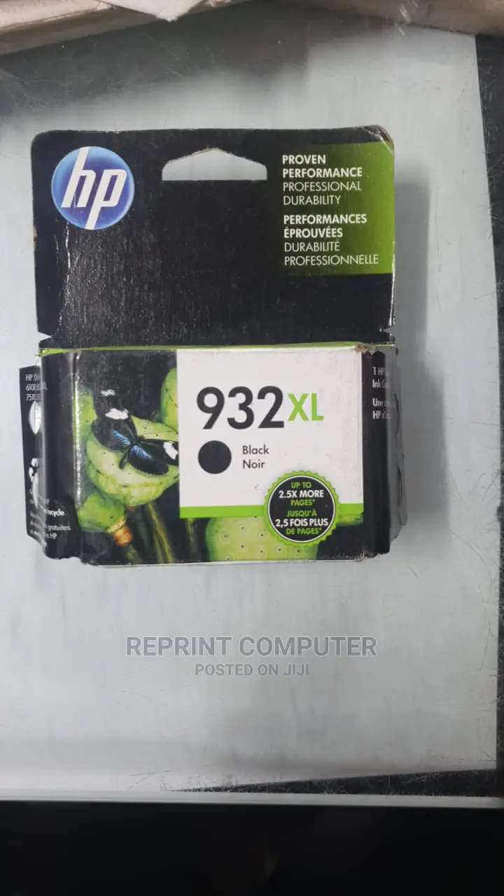 HP 932XL High Yield Black Original Ink Cartridge, CN053AN
