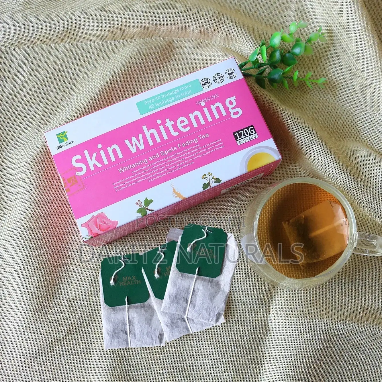 Skin Whitening and Spots Fading ,Anti Ageing Tea