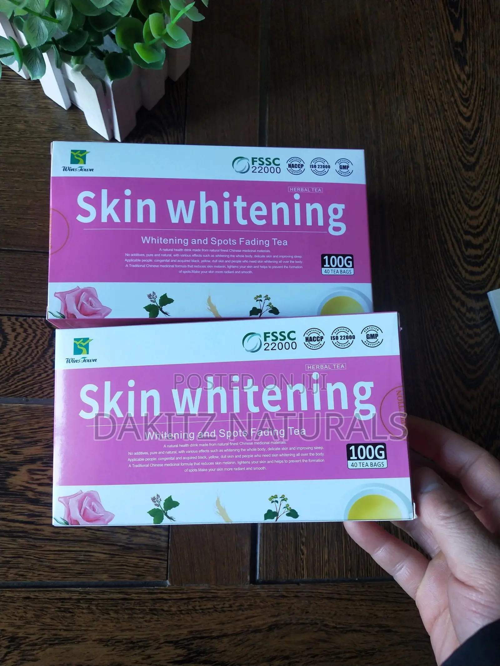 Skin Whitening and Spots Fading ,Anti Ageing Tea