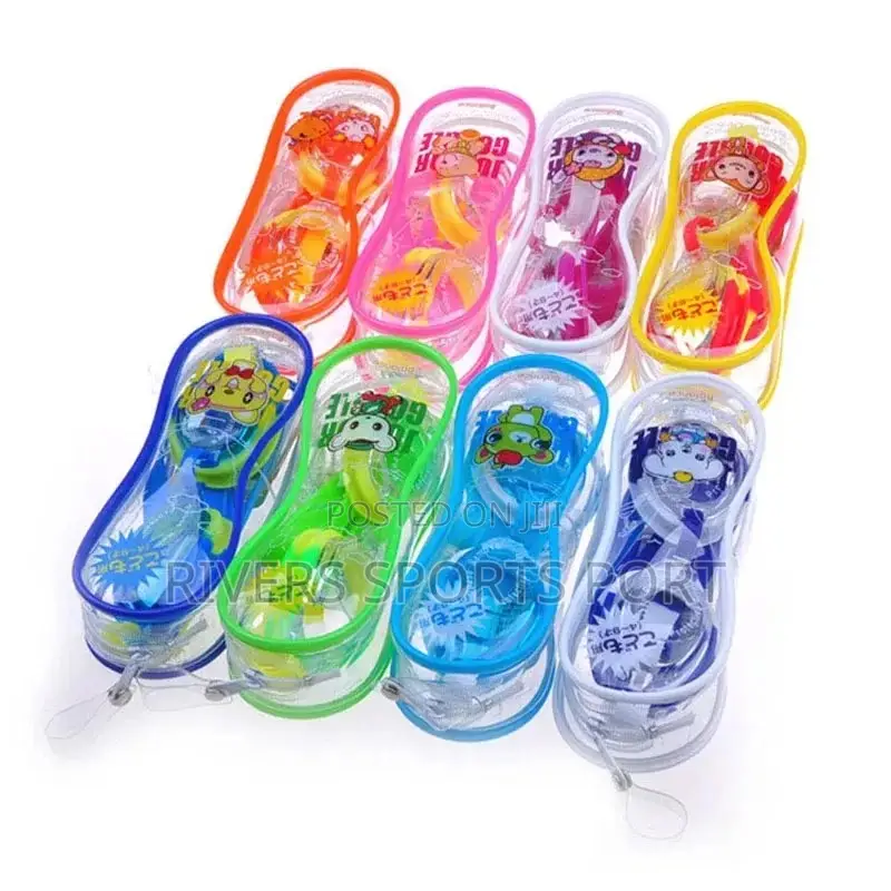 Adjustable Antifog UV Shield Kids Swimming Goggles Earplug