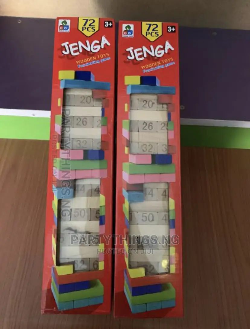 Jenga Wooden Game 72 PCS