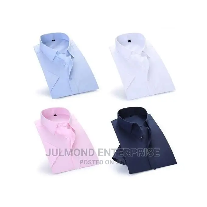 4in1 Men's Fitted Long Sleeve Formal Shirts
