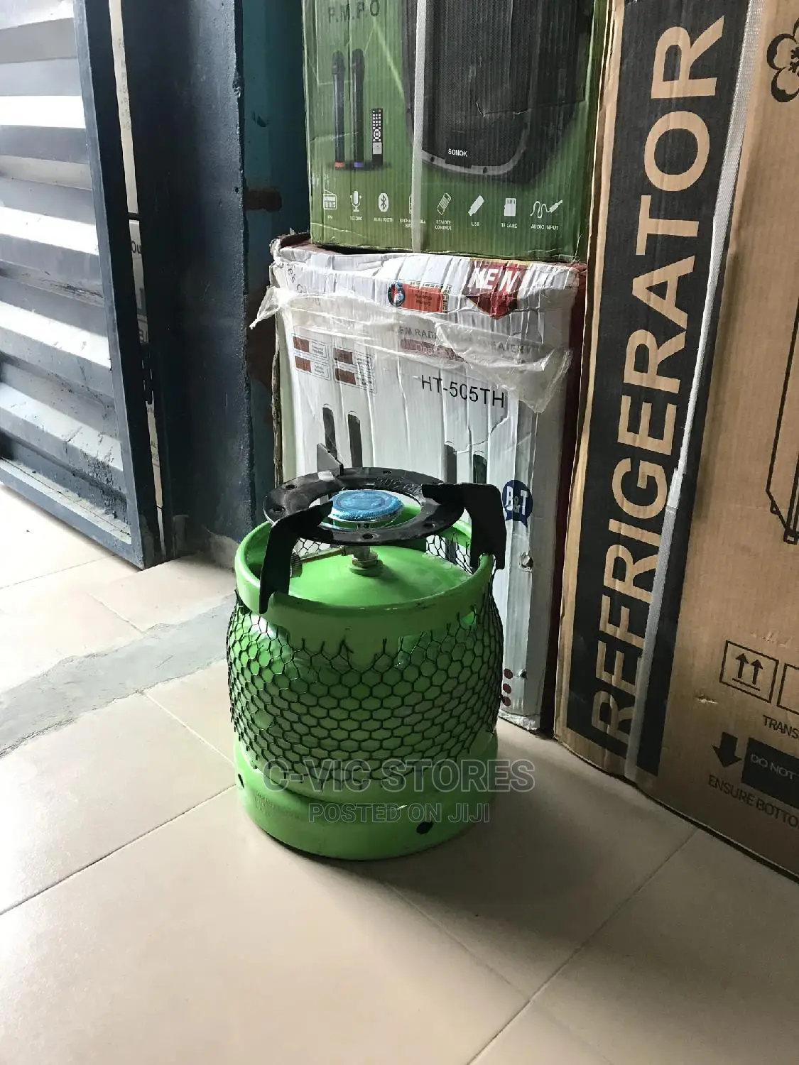 6kg Gas Cylinder With Burner and Iron Pot Seater