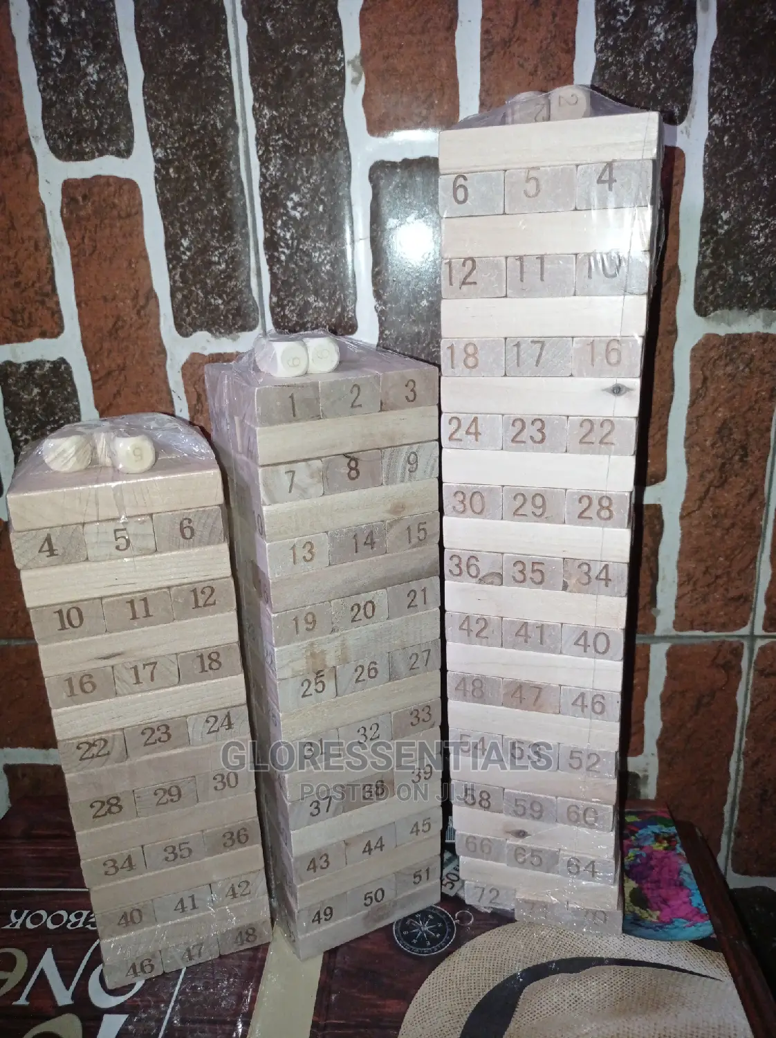 Jenga Game (Big) 72 Pieces
