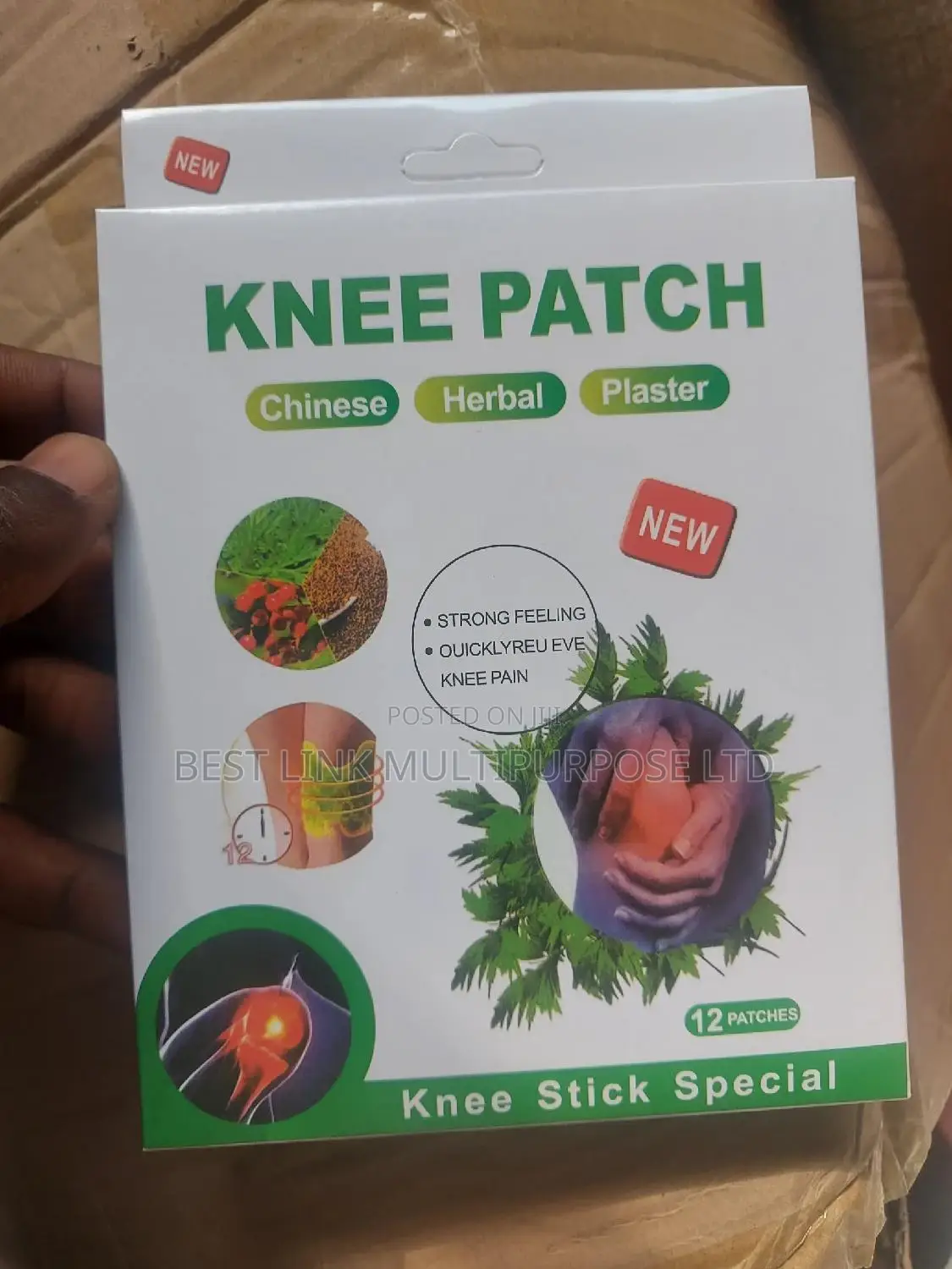 Knee Patch 100% Natural (Wholesale)