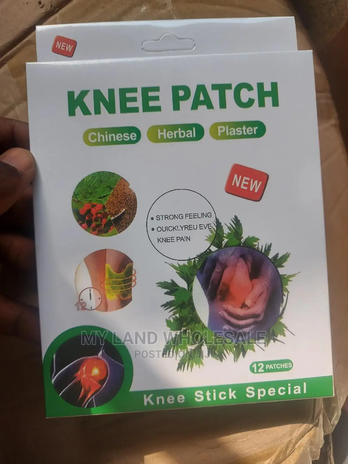 Knee Patch 100% Natural (Wholesale)