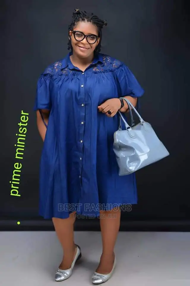 Newly Designed Ladies Jeans Gown