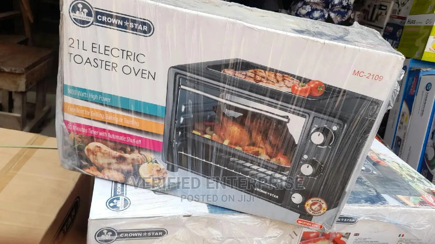 Electric Toaster Oven - 21L