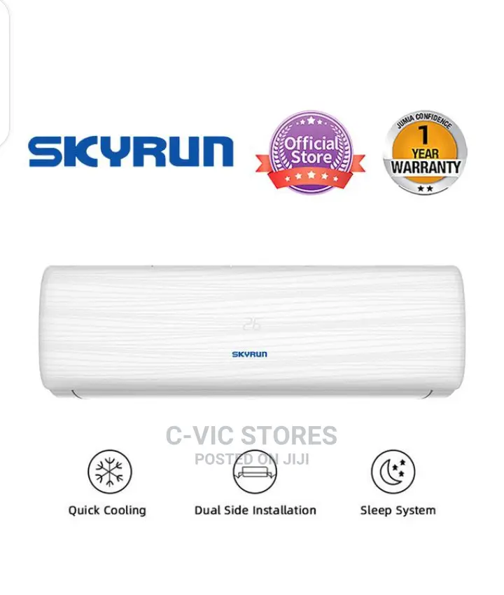 Skyrun 1.5hp-Split Air Conditioner-3m Copper Pipe Free
