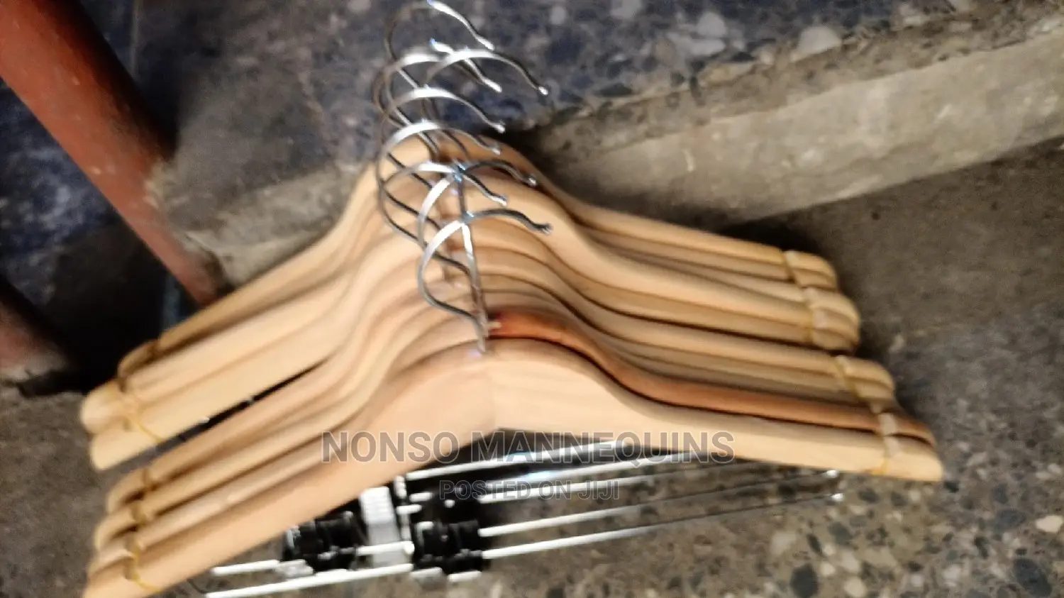10 Pieces Of Wooden Clip Clothes Quality Hangers