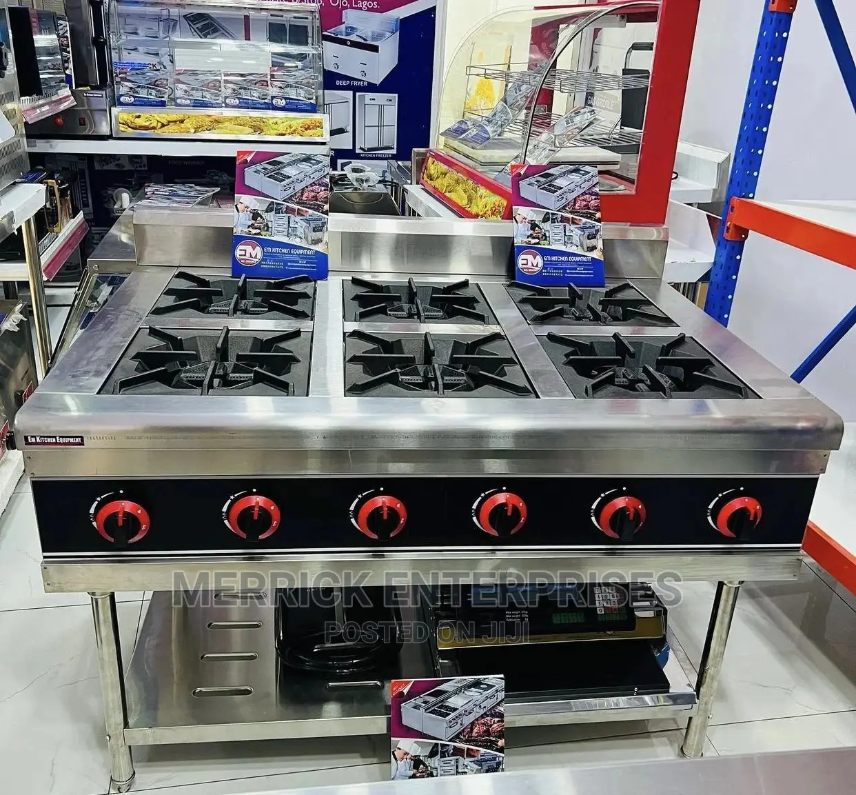 6burner Gas Cooker Without Oven