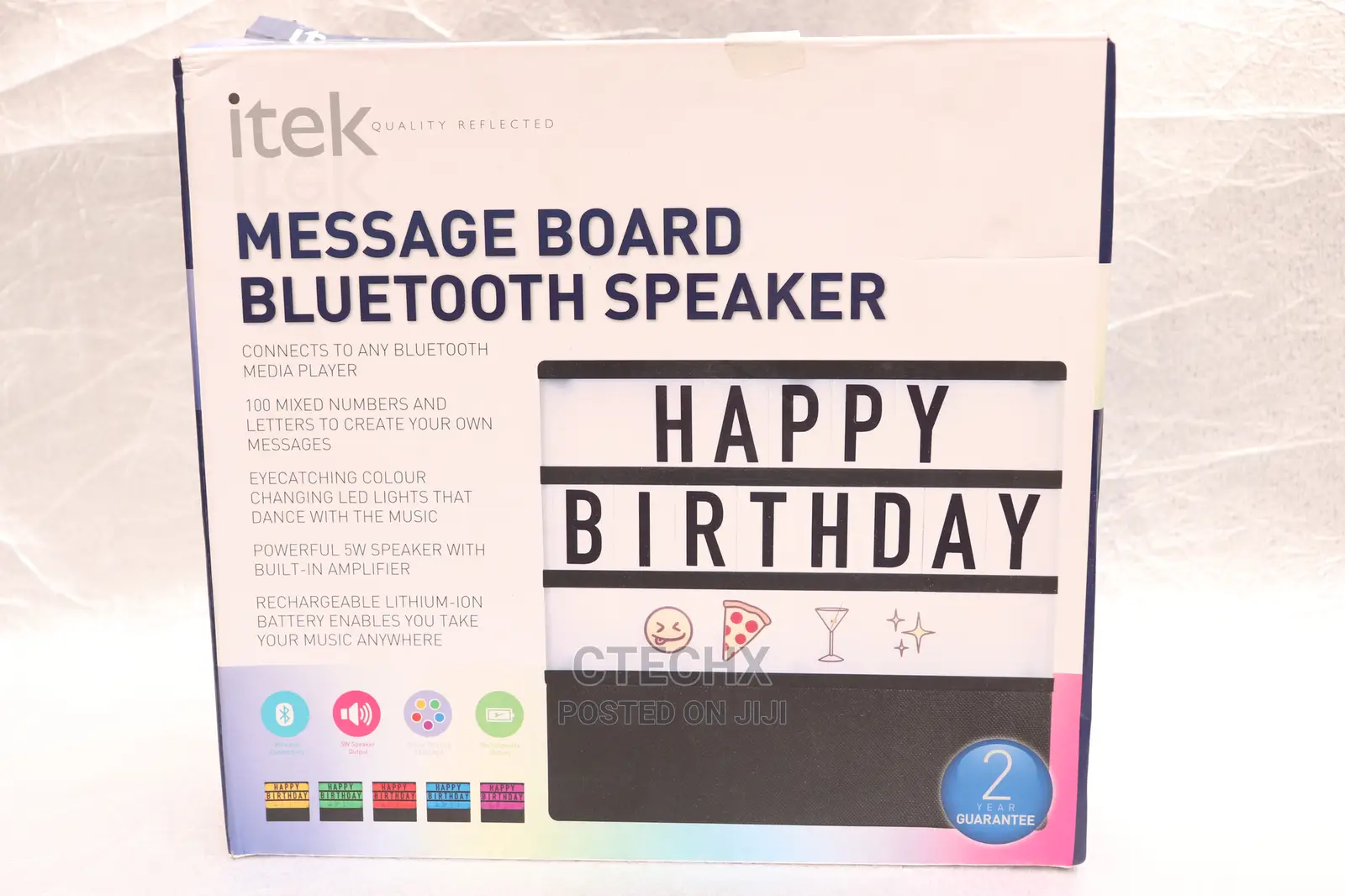 Message Board LED Bluetooth Speaker